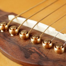 6x Acoustic Guitar Copper BRIDGE PINS