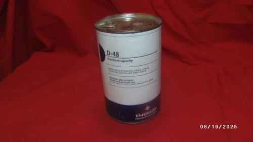 Vintage D-48 Emerson Filter Drier Standard Capacity in Can
