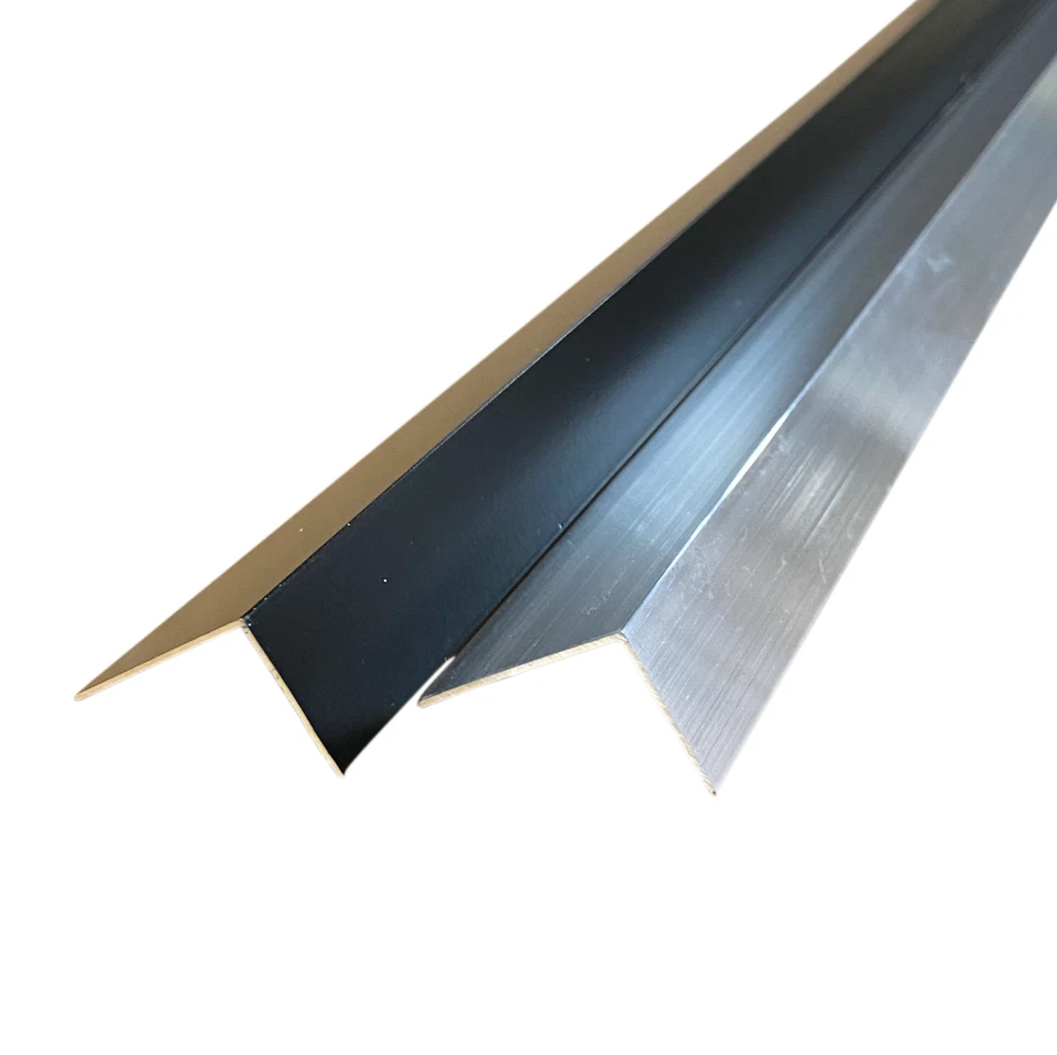 1 x 1,5 дюйма алюминиевая угловая мельница отделка 92 дюйма длинная угловая отделка - грузовой прицеп, дом - Изображение 2 из 3