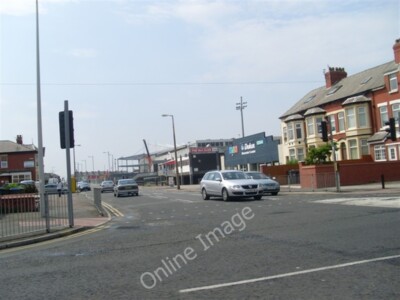 Foto 6x4 Bloomfield Road vom Central Drive Blackpool \/SD3136 Blick auf c2009