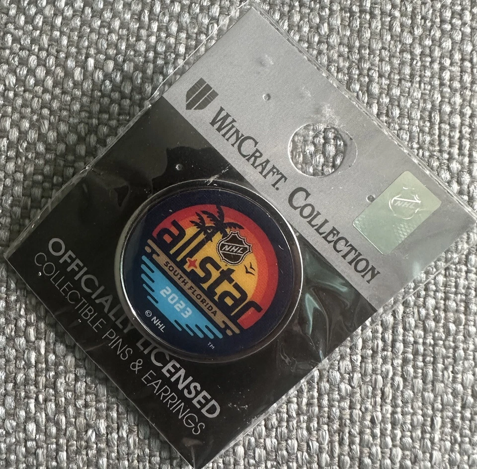 2023 NHL All Star South Florida Souvenir Hockey Pin,Bottom. - Image 3 of 4