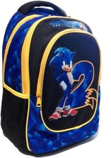 Maricart Zaino Scuola Ovetto Organizzato  Sonic 2 Blu Elementare Primaria Bambin