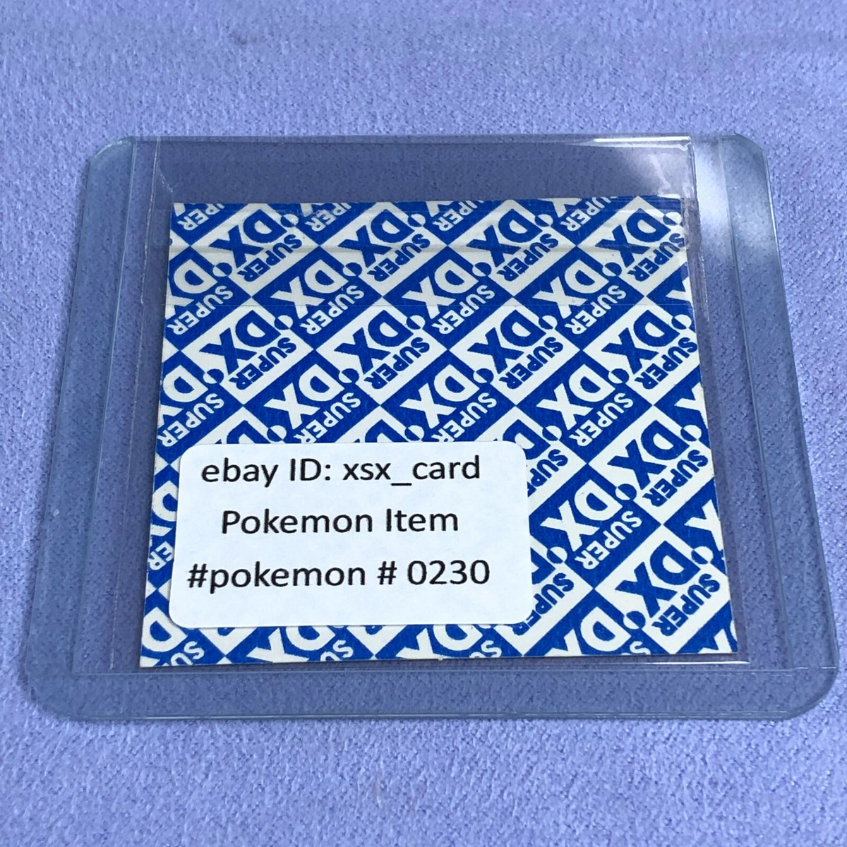 Pokemon Card - Super DX Amada Sticker - D81 Porygon - Ghost