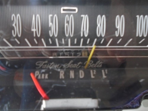 1969 Buick Skylark GS400 instrument cluster OEM Black with speed alert - Picture 3 of 13