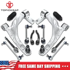 12pcs Front Lower Control Arms Suspension Kit Boot for 2007-2013 Acura MDX