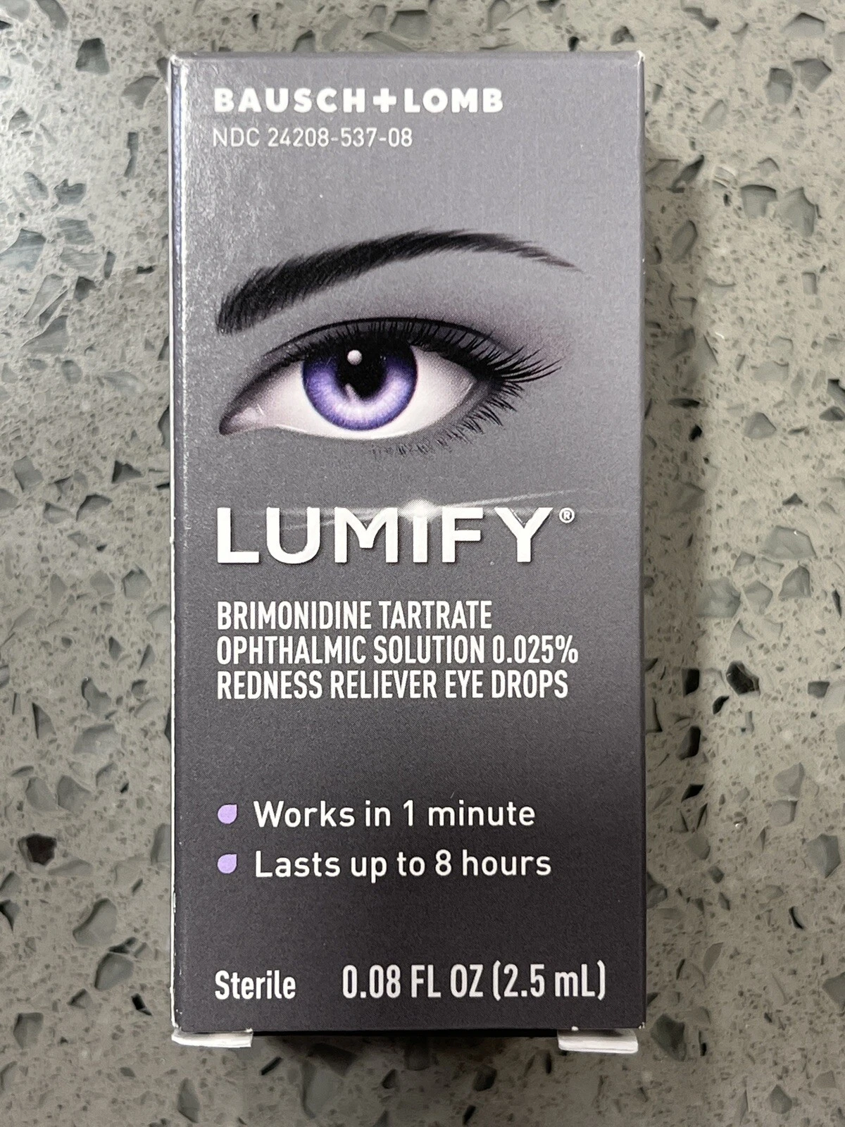 LUMIFY Eye Redness Relief - lasts up to 8 hours! 2.5ml Exp. 2027