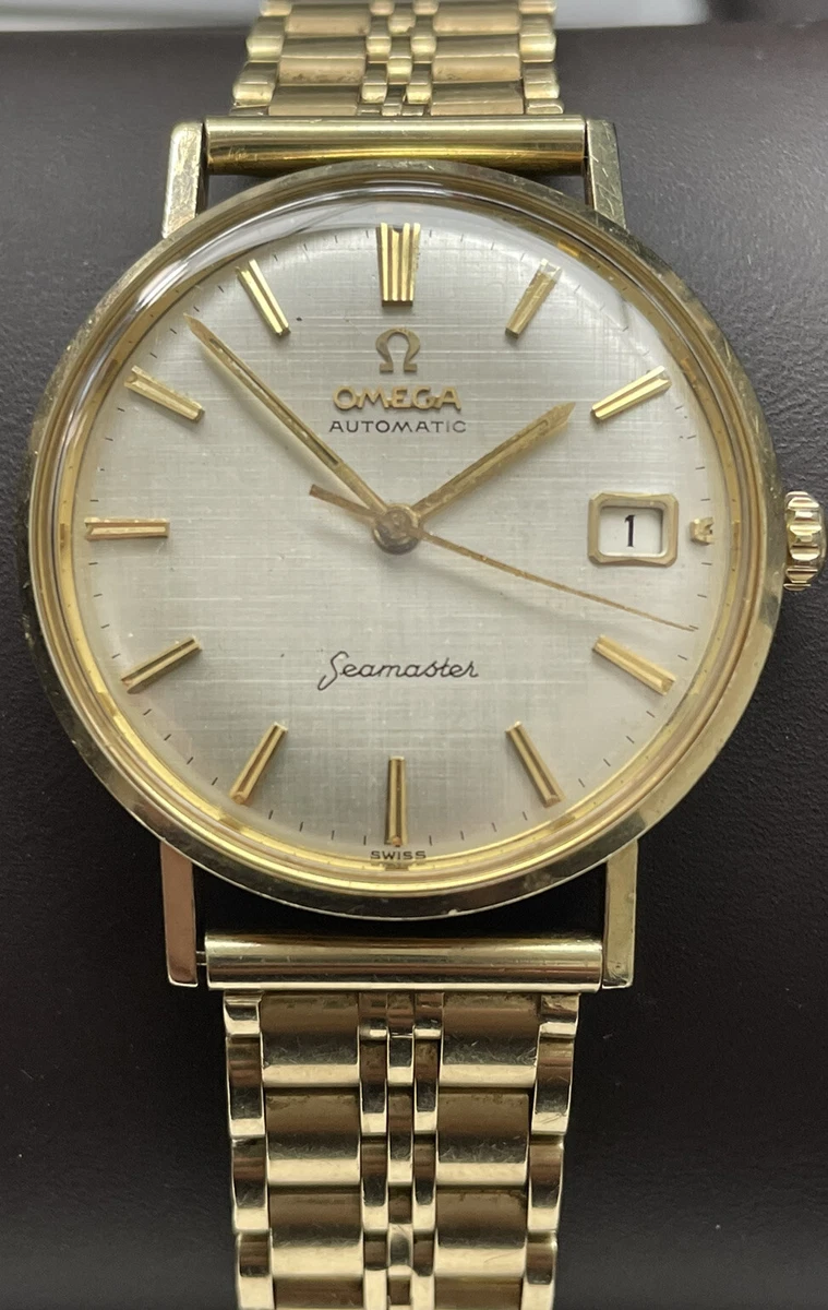 Omega Seamaster Vintage Automatic 66.2 grams 14K Yellow Gold Watch