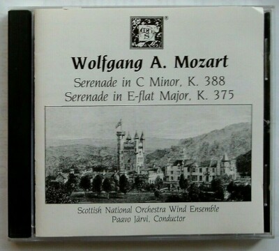 MOZART: Serenades in C Minor & in E-flat Major (CD) SCOTTISH NAT'L ORCH, P JARVI