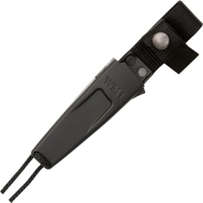 Fallkniven WM1 Neck Sporting Knife Sheath Black Kydex And Nylon Bulk Packed M1EZ