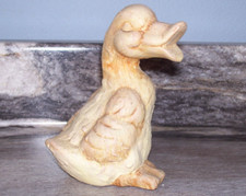 4.5 in. Tall Ceramic Duckling Figurine Country Decor