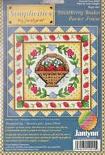 "STRAWBERRY BASKET"- "Simplicities" Counted Cross Stitch Kit by Janlynn