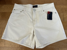 Nautica Jeans Company Sz 8 Khaki Chino Cotton Shorts 32"x5" Inseam New w/Tags