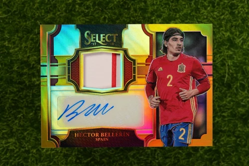 2017-18 Seleziona HECTOR BELLERIN Patch Auto ORO #5/10 Spagna Arsenal Barcellona