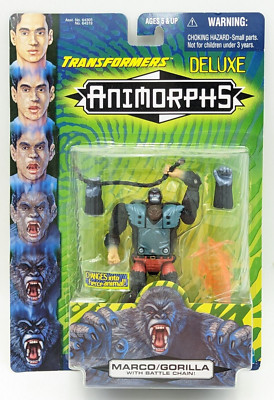 VTG 1998 Hasbro Transformers Animorphs Marco Gorilla Figure  Sealed New MOC
