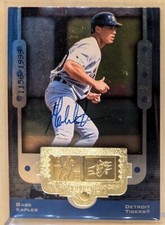 1999 SPx ROOKIE AUTOS #90 Gabe Kapler RARE ON CARD AUTOGRAPH /1999. rookie card picture