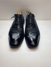 mezlan valdes genuine lizard cap toe derby
