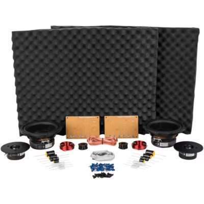 Dayton Audio BR-1 6-1/2'' 2-Way Bookshelf Monitor Speaker Kit Pair Components Onl