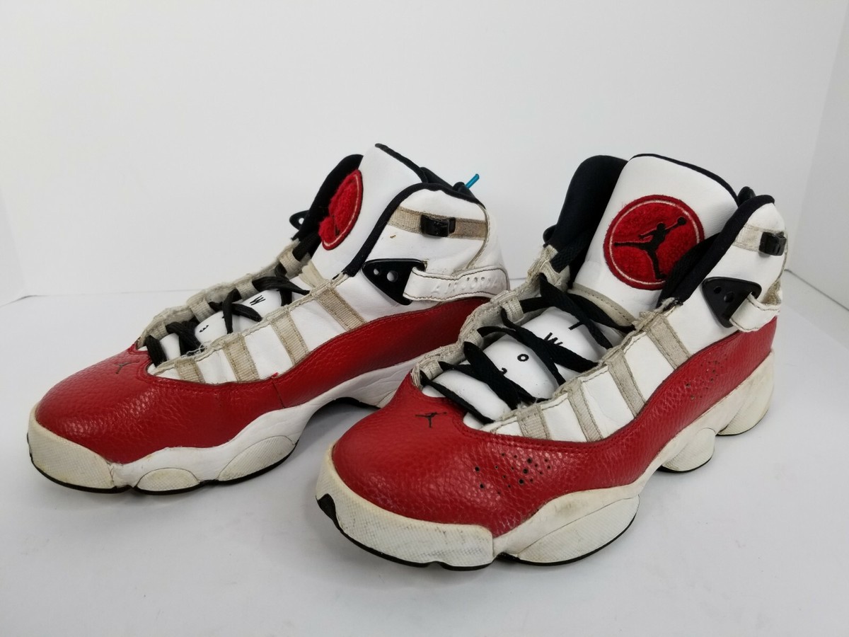 Air Jordan 6 Retro 7Y ホワイト/レッド カーマイン Nike Air Jordan 6 Retro Carmine Red White GS Size 7 Y