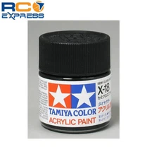 Tamiya Acrylic X18 Semi Gloss Black TAM81018
