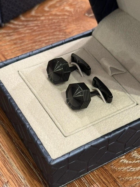 Gemelos Montegrappa NeroUno todo negro IDNACLBK venta al por menor $250,00 Foto 3 de 4