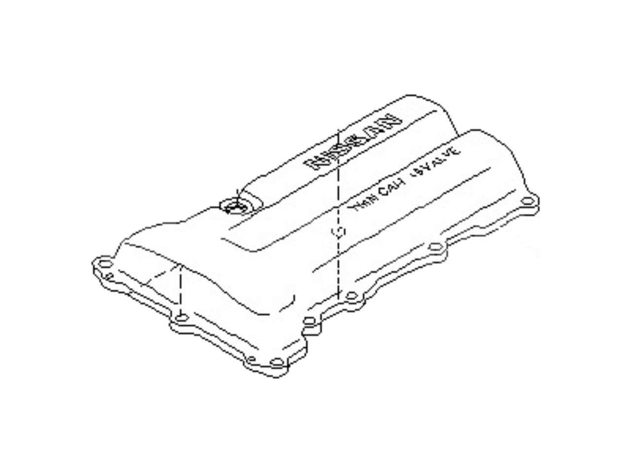 Nissan 132640M602 Cover AssyValve Rocker 19951999 200SX/ Sentra