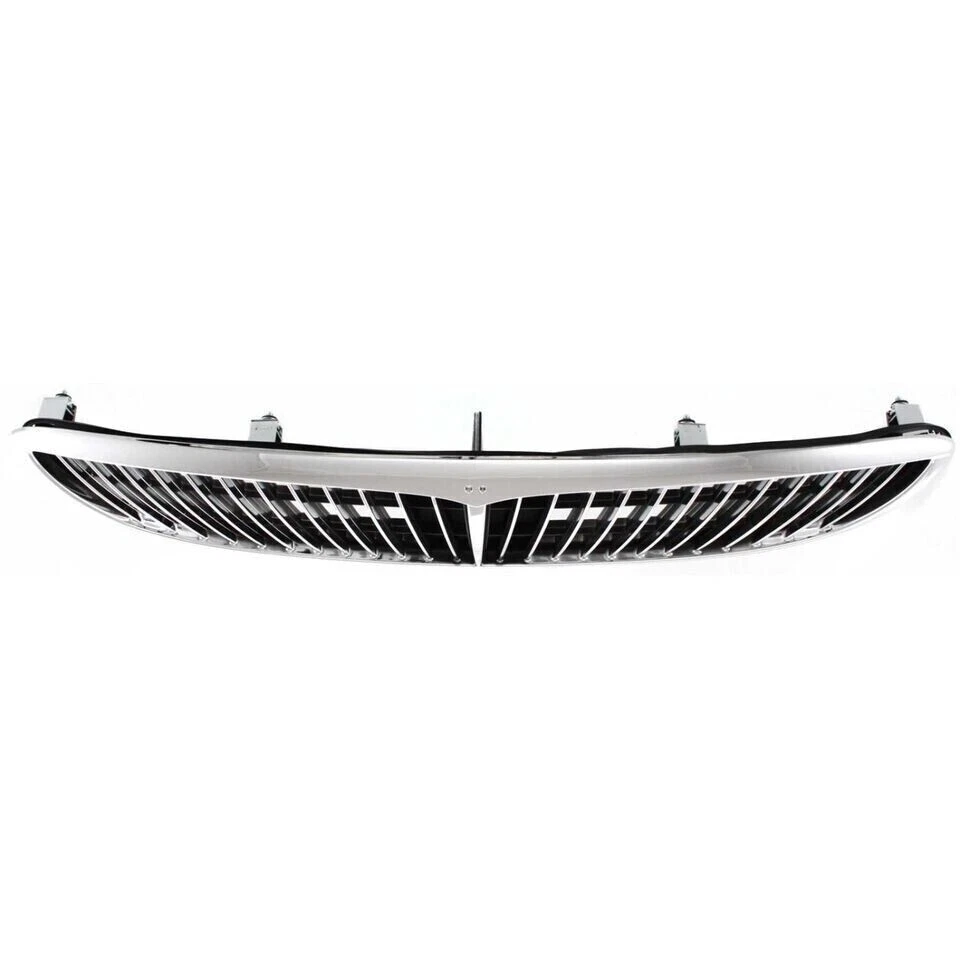 Front Plastic Chrome Shell w/ Black Insert New Grille For 2000-2001 Infiniti I30 Foto 3 de 4