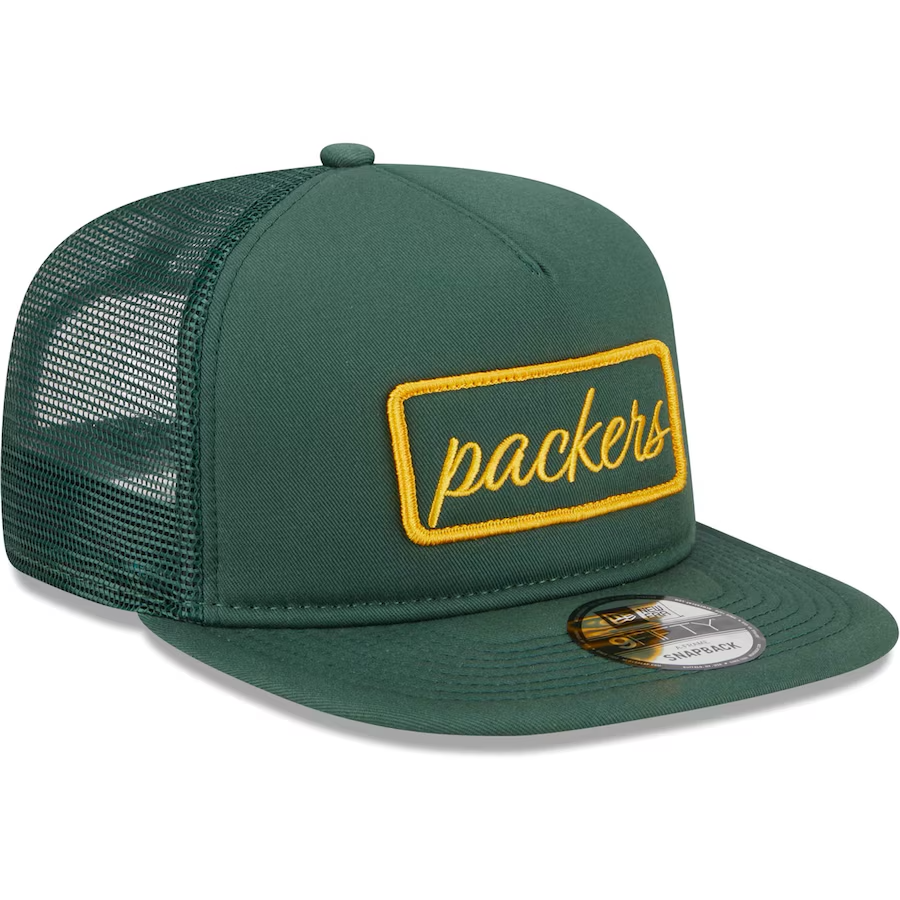 Green Bay Packers New Era Forum Trucker 9FIFTY Snapback Hat