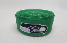 Seattle Seahawks 7/8" Grosgrain Ribbon  Superbowl NFL 
