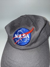 NASA Embroidered Youth Adjustable StrapBack Baseball Hat Cap -Gray