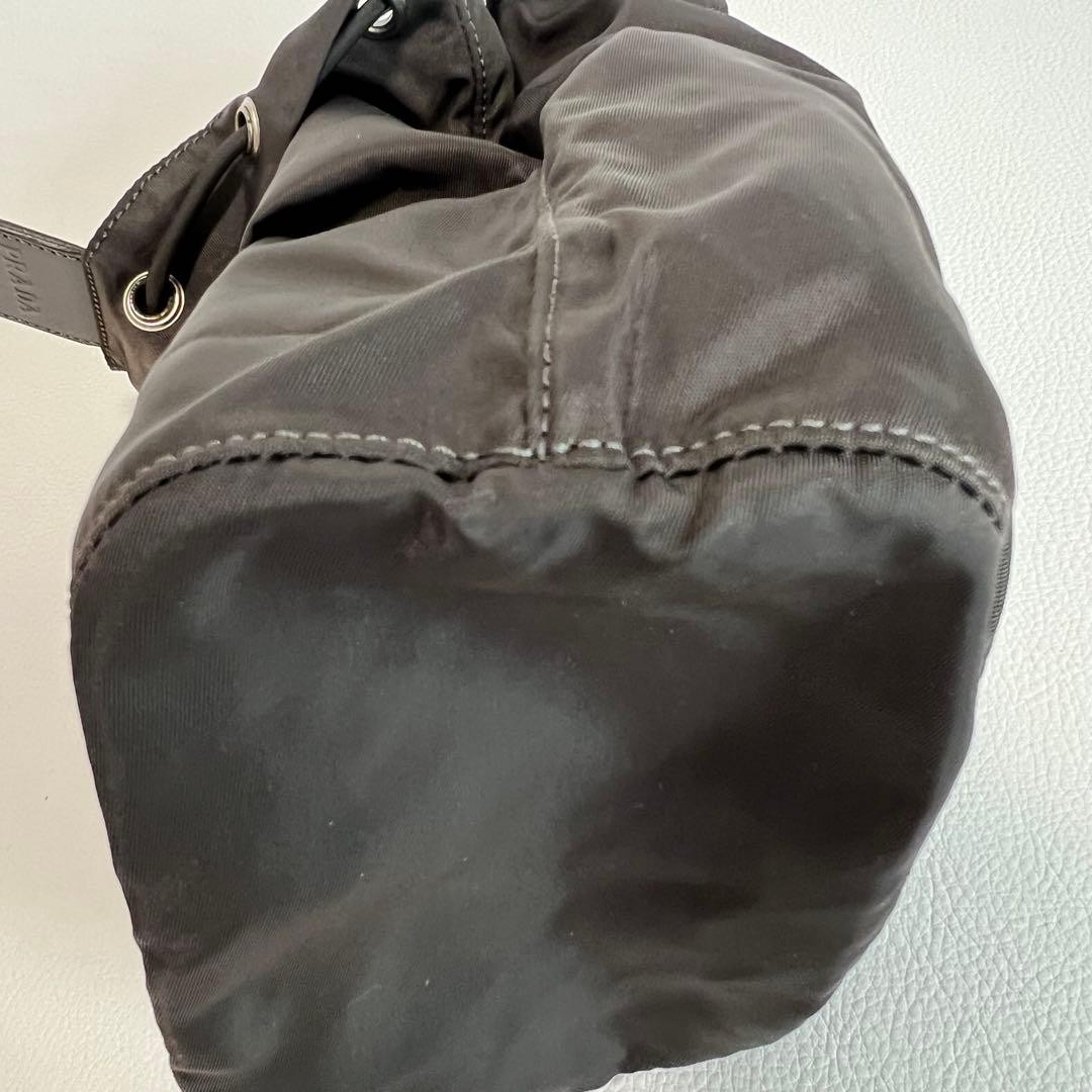 Popular PRADA Drawstring Accessory Pouch Nylon Bl… - image 7