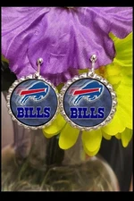 Buffalo Bills clip on  earrings earring set super cute pair of earrings