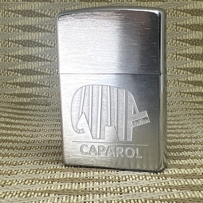 zippo polished chrome 2004 caparol elefan