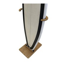 COR Surf Bamboo Surfboard Stand  Premium Standing Rack to Display Your Board