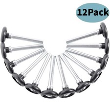 12Pack 2" Nylon Garage Door Rollers 6200ZZ Bearings   4" Stem fr 2" Garage Track