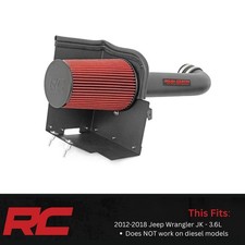 Rough Country Cold Air Intake System Kit For 2012-2018 Jeep Wrangler Jk 3.6l