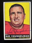 Sid Youngelman Autographed 1961 Topps Football Card #152 AFL Titans Died 1991
