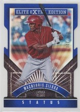 2015 Panini Elite Extra Edition Status Blue Die-Cut 77/100 Magneuris Sierra 8k4
