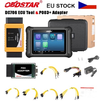 OBDSTAR DC706 ECU Tool w/t P003+ Kit for Car & Motorcycle ECM & TCM & BODY Clone
