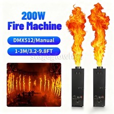 PAIDUN 2PCS 200W Fire Machine Flamethrower DMX512 Spray 3.2-9.8FT DJ Party Show