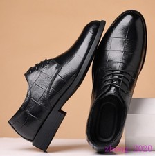 Men's Faux Leather Lace Up Round Toe Shoes Party Business Casual Outdoor Oxfords