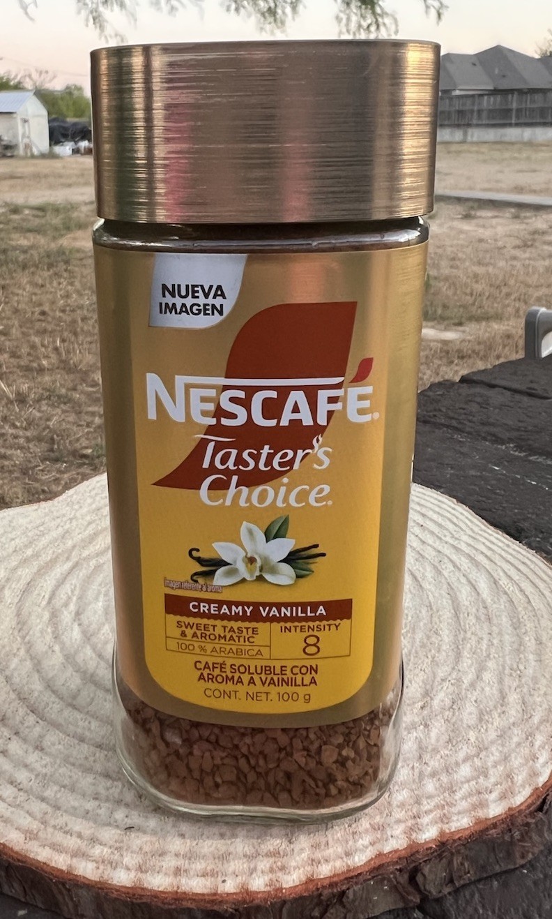 1 - NESCAFE TASTERS CHOICE INSTANT COFFEE CREAMY VAINILLA 100G (3.5OZ) Mexico