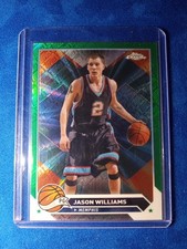 2023-24 JASON WILLIAMS MEMPHIS GRIZZLIES NBA TOPPS CHROME GREEN REFRACTOR