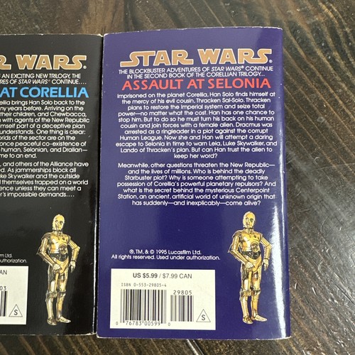 The Corellian Trilogy - Roger MacBride Allen - Books One And Two - Foto 6 di 10