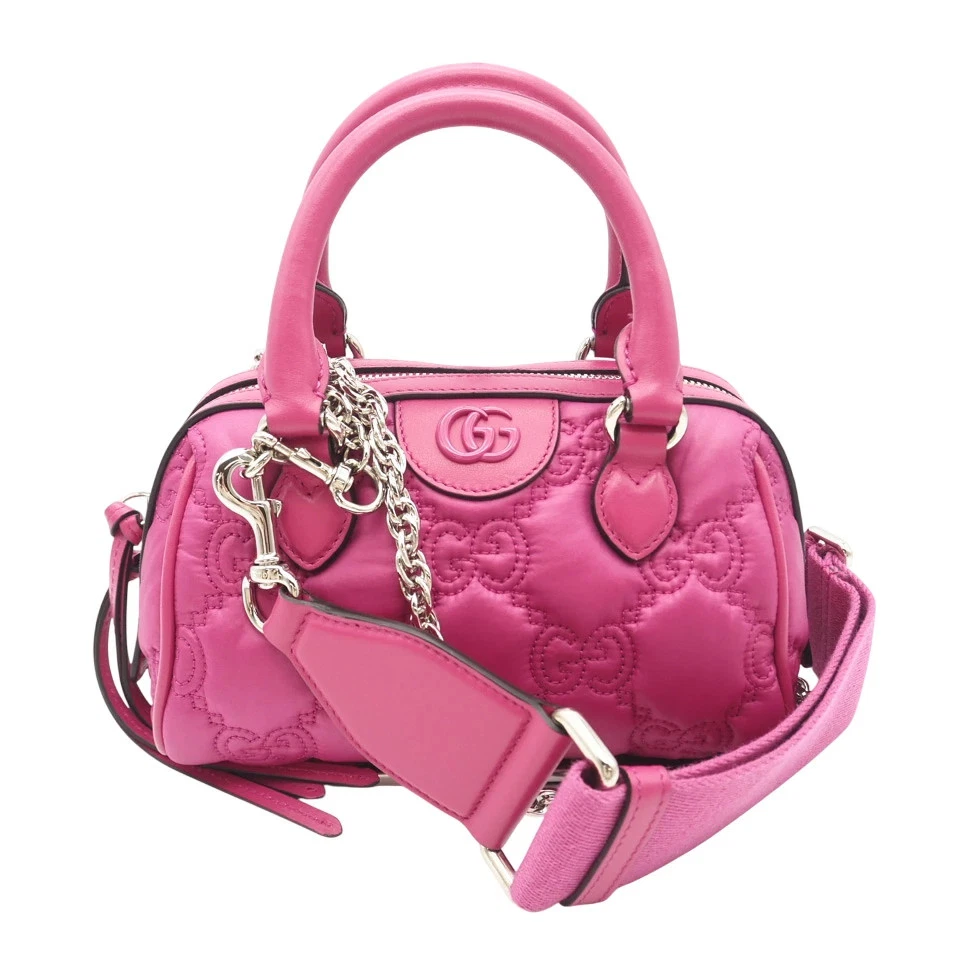 Gucci Nylon Exterior Pink Bags & Handbags for Women for sale | eBay