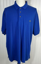 LACOSTE - Men  s Polo Shirt BLUE - Crocodile Logo - SIZE 8 3XL  
