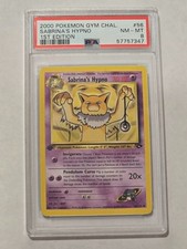 2000 Pokemon Sabrina's Hypno Gym Challenge 1st Edition #56 PSA 8!