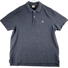 Brooks Brothers 1818 Performance Polo Mens XL Gray Original Fit Classic Preppy