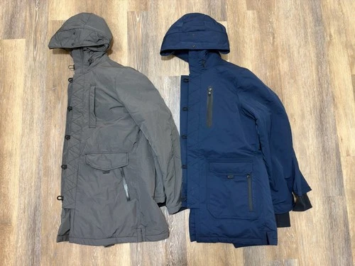 Men’s Parka Winter Jacket, Blue & Gray, Size Medium, New 3M Thinsulate Lot Of 2 - product listing photo