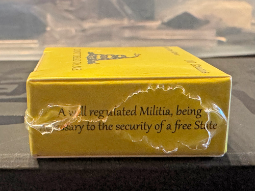 SIGILLATO Don't Tread On Me 10 grammi .999 lingotto argento vetrina padella argento co 2A - Foto 3 di 5