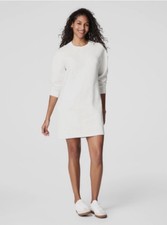Spanx AirEssentials Crewneck Long Sleeve Minidress Size S White